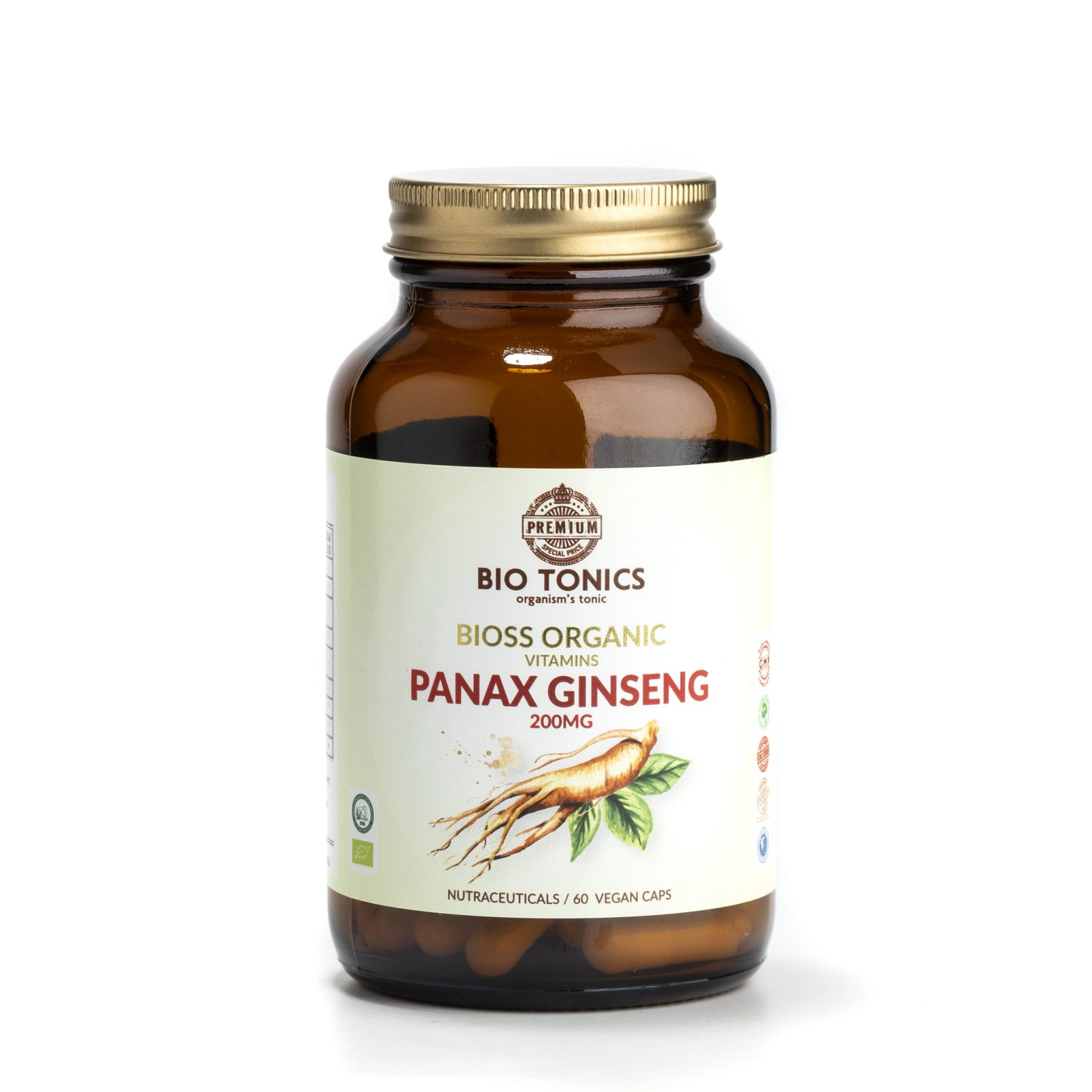 BIO TONICS BIOSS ORGANIC PANAX GINSENG