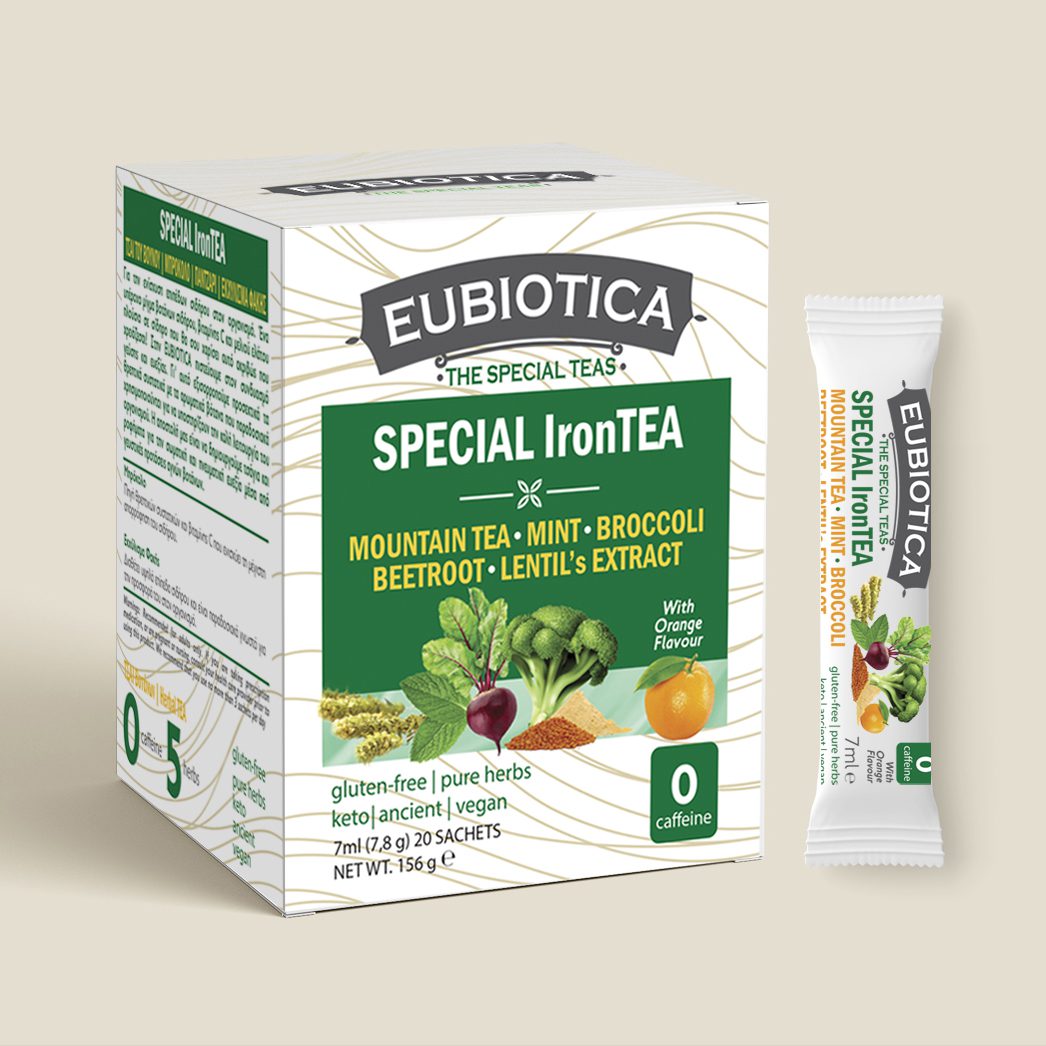 Eubiotica SPECIAL IronTEA - AMHES - Εργοστάσιο Φυσικών Συμπληρωμάτων Διατροφής