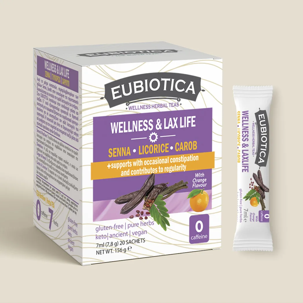 Eubiotica TEAS Wellness LAXLIFE SENNA - Amhes.gr - Nutraceuticals Manufacturing
