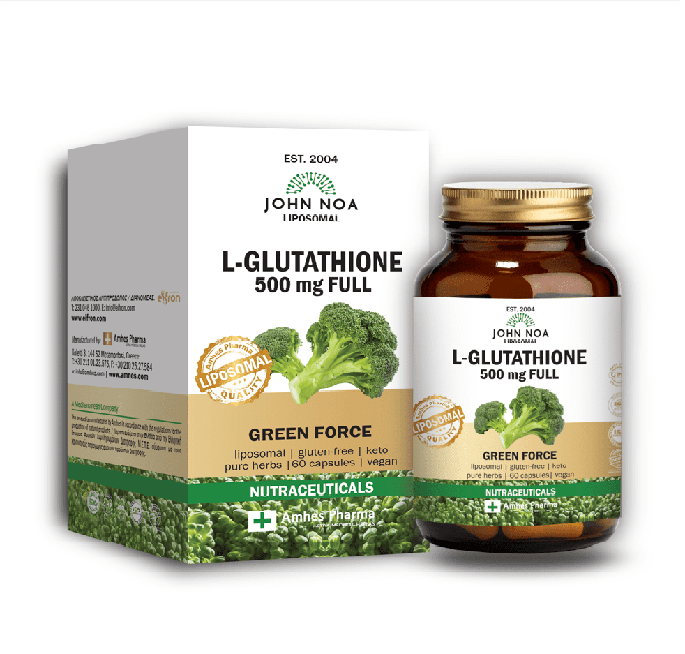 L-GLUTATHIONE FULL 500 mg, 60caps Προϊόν 074 Amhes - Ελληνική εταιρία φυσικών συμπληρωμάτων διατροφής