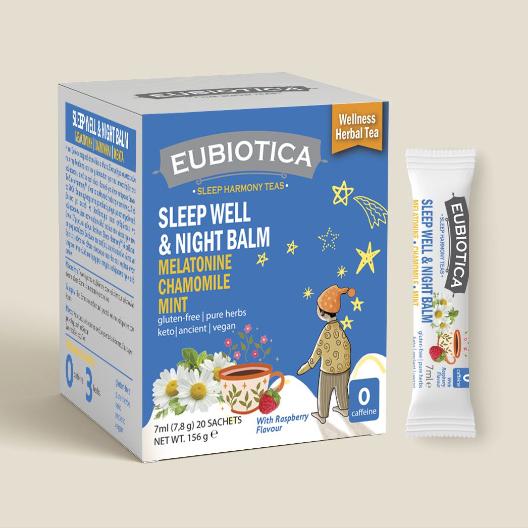 Eubiotica TEAS Sleep NIGHT BALM - Amhes.gr - Cosmetics Manufacturing