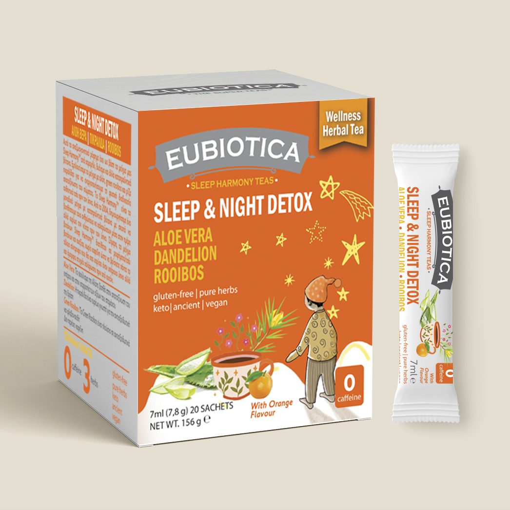 Eubiotica TEAS Sleep NIGHT Detox - Amhes.gr - Vitamins Manufacturing