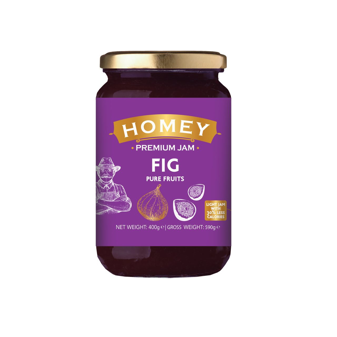 HOMEY Marmelade Fig - Amhes Pharma - Εργοστάσιο Φυσικών Συμπληρωμάτων Διατροφής