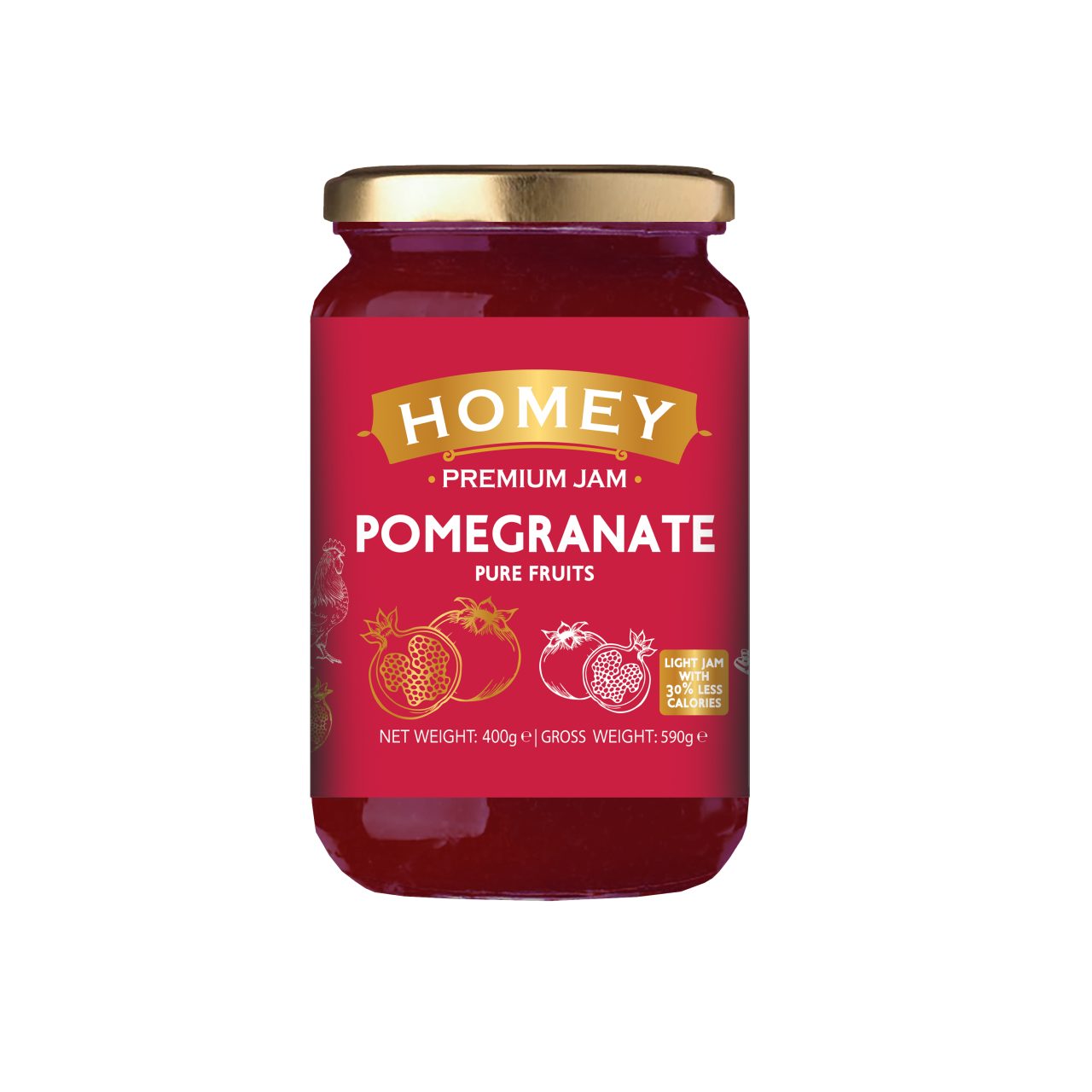 HOMEY Marmelade Pomegranate - Amhes Pharma - Παραγωγη καλλυντικων