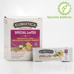 EUBIOTICA SPECIAL Teas: LovTEA - Τσάι του Βουνού με Μάκα & Νταμιάνα για Ενίσχυση της Λίμπιντο