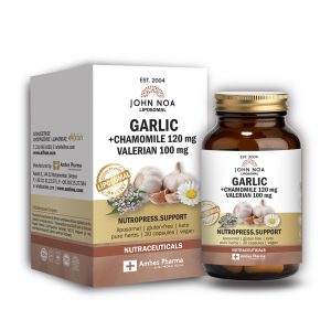 Garlic +Chamomile 120mg Valerian 100mg