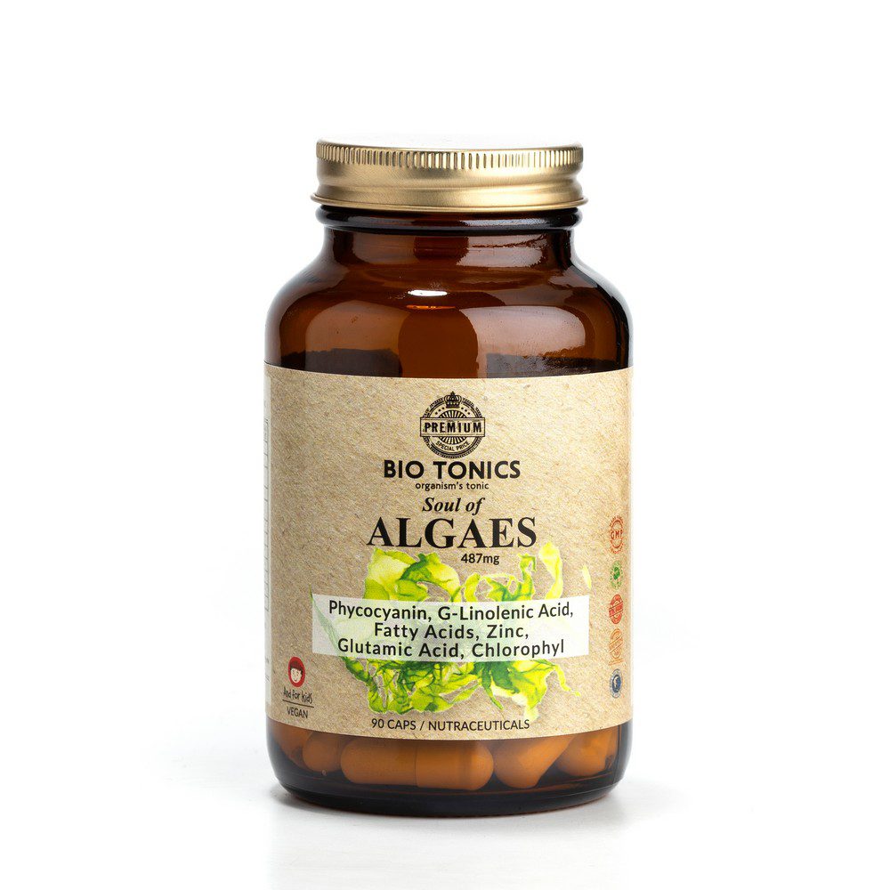 ALGAES-1.jpg ALGAES PHYCOCYANINS EXTRACTS 487mg / 90 VEGAN CAPS / SEA DETOX - Εικόνα 1