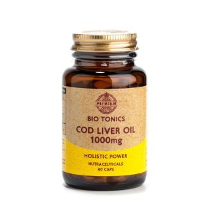 COD LIVER OIL 1000mg / 40 VEGAN CAPS DHA.DPA.OMEGA 3