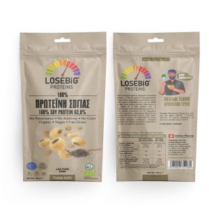 LOSEBIG SOY PROTEIN - ΠΡΩΤΕΙΝΗ ΣΟΓΙΑΣ 100gr