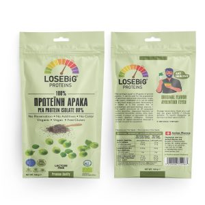 LOSEBIG PEA PROTEIN - ΠΡΩΤΕΙΝΗ ΑΡΑΚΑ 100gr