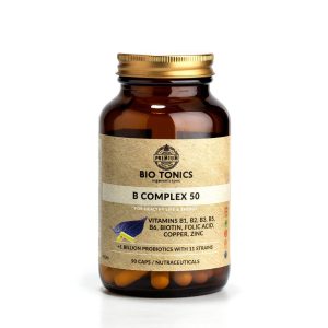 B-COMPLEX 50(mg) plus / 90 VEGAN CAPS - SKIN.BRAIN.NERVOUS SYSTEM