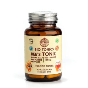 BEE’S TONIC 185mg / 30 VEGAN CAPS ENERGY.POWER.HEALTHLY