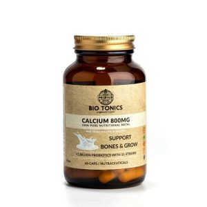 CALCIUM 800mg / 60 VEGAN CAPS - SUPPORT BONES & GROW