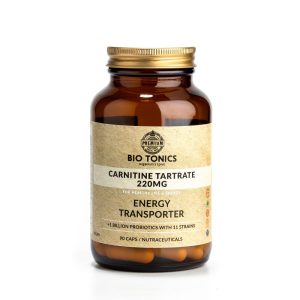 CARNITINE TARTRATE 220mg / 90 VEGAN CAPS - ENERGY TRANSPORTER