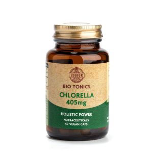 CHLORELLA EXTRACT 405mg / 40 VEGAN CAPS CELL PROTECT. CHLOROPHYL.DETOX