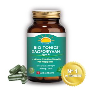 BIOTONICS Χλωροφύλλη  / 120 φυτικές κάψουλες