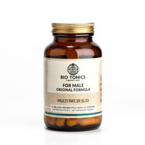 FOR MALE 60 VEGAN CAPS / ORIGINAL FORMULA - MULTI PAT.39.SL33