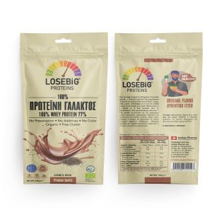 LOSEBIG WHEY PROTEIN  PROTEIN - ΠΡΩΤΕΙΝΗ OΡΟΥ ΓΑΛΑΚΤΟΣ 100gr