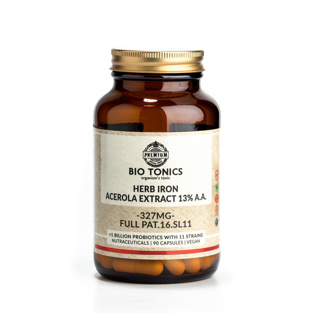 HERB-IRON_bettervita_amhes_sympliromata-2.jpg IRON METAL plus C - UPLOAD / 90 VEGAN CAPS (BIO TONICS) - Εικόνα 1