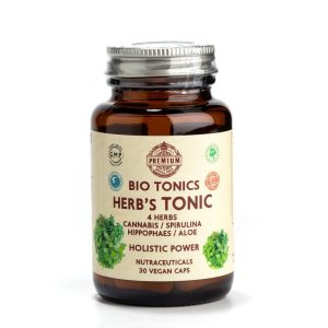 4 HERB’S TONIC EXTRACTS 400mg / 30 VEGAN CAPS / PLANT MULTIVITAMIN