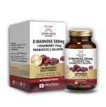 D MANNOSE 500mg+CRANBERRY 70mg+PROBIOTICS 2BILLIONS, 30caps