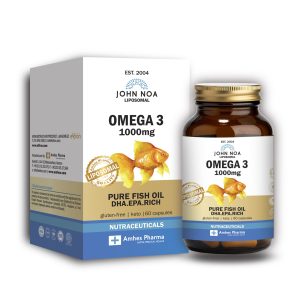 OMEGA 3 PURE FISH OIL 1000mg, 60caps