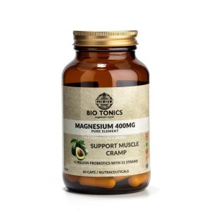 MAGNESIUM 400mg / 60 VEGAN CAPS - MUSCLE CRAMB
