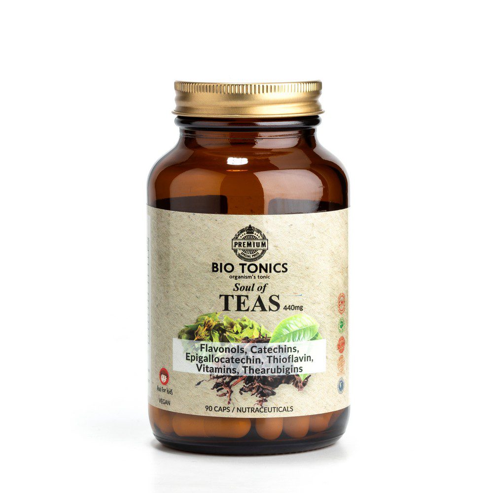SOUL-OF-TEAS-1.jpg TEAS CATECHINS EXTRACTS 440mg / 90 VEGAN CAPS / RICH EPIGALLOCATECHINS.SLIM - Image 1