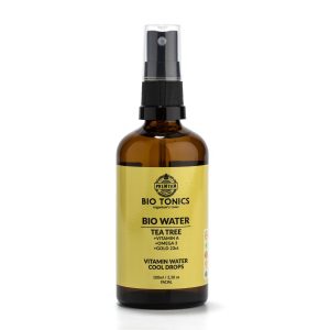 BIO WATER FACIAL  -  TEA TREE EXTRACT + VIT A. + OMEGA 3 + 23ct GOLD / VITAMIN WATER. COOL DROPS