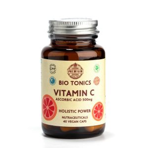 VITAMIN C 500mg / 40 VEGAN CAPS / IMMUNE.ANTIOXIDANT.METABOLISM