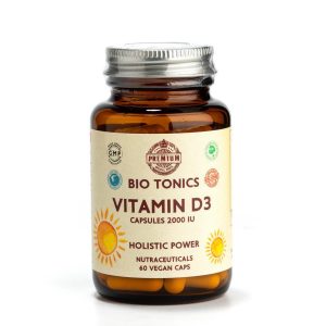 VITAMIN D3 2000IU / 60 VEGAN CAPS / GROW.BONES.IMMUNE