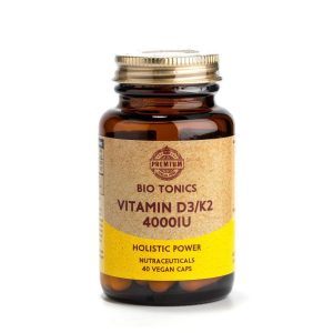 VITAMIN D3/K2 - 4000iu / 40 VEGAN CAPS HIGH DOSE.GROW