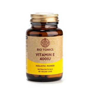 ELECTRIC VITAMIN E 400iu / 40 VEGAN CAPS NATURAL TOCHOPHEROL