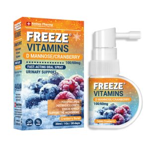 FREEZE VITAMINS D MANNOSE CRANBERRY Spray 30ml — Παγωμένη βιταμίνη