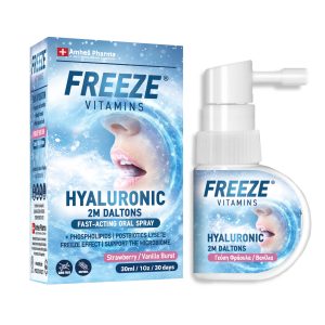 FREEZE VITAMINS HYALURONIC 2M DALTONS Spray 30ml — Παγωμένη βιταμίνη