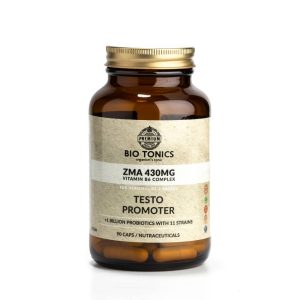 ZMA plus B6 430mg / 90 VEGAN CAPS - TESTO PROMOTER (BIO TONICS)